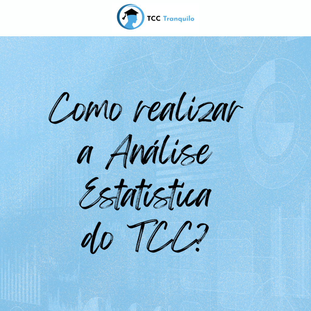 análise estatística no TCC