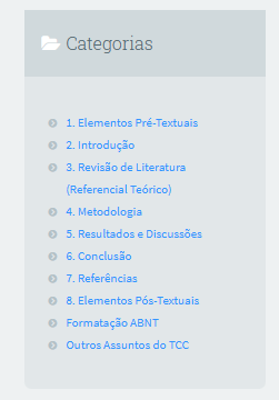 categorias blogs tcc