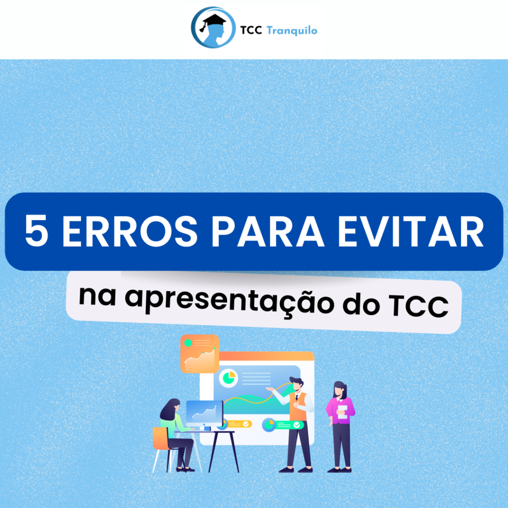 erros na apresentação do TCC